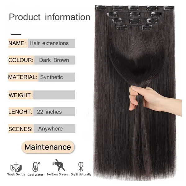 Women_S_Synthetic_Straight_Hair_Extension_Wig_With_Clips