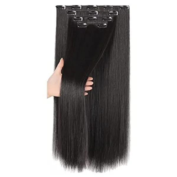 Women_S_Synthetic_Straight_Hair_Extension_Wig_With_Clips