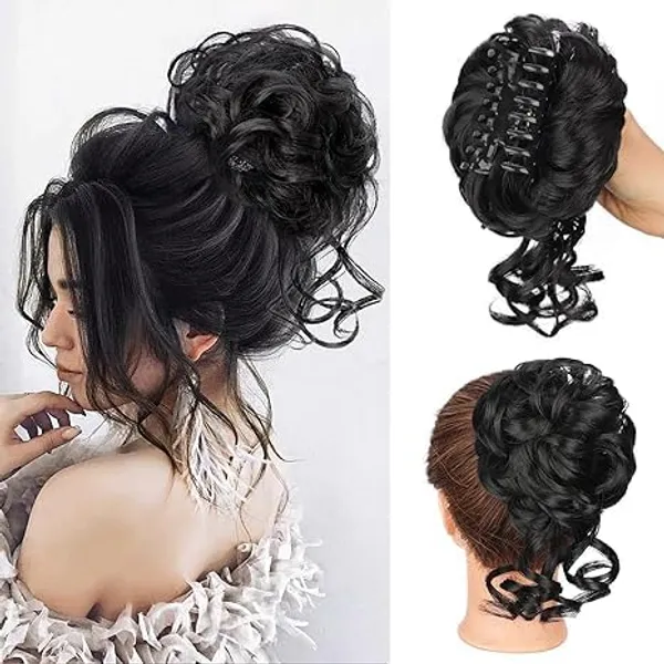 Synthetic_Wavy_Hair_Bun_Clip