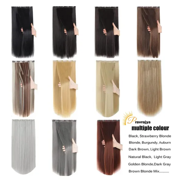 Women_S_Synthetic_Straight_Hair_Extension_With_Clips