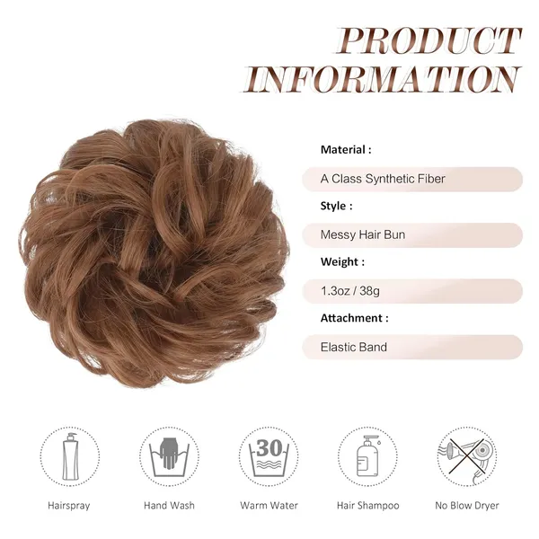 Hair_Scrunchie_Bun_Extension_Synthetic_Chignon