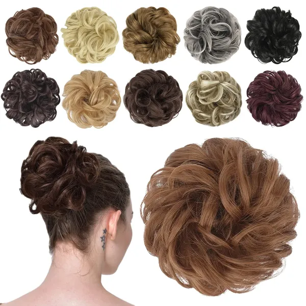 Hair_Scrunchie_Bun_Extension_Synthetic_Chignon
