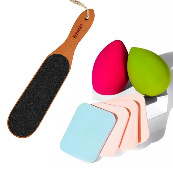 Wooden_Foot_File_And_Makeup_Sponge_Set
