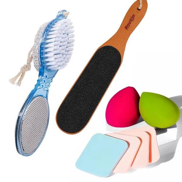 Foot_Care_Tool_Set_With_Makeup_Sponges