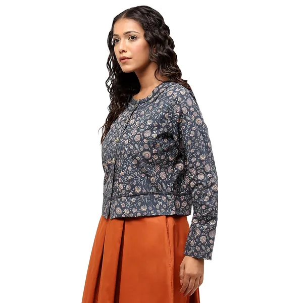 Blue_Cotton_Printed_Jacket_For_Women
