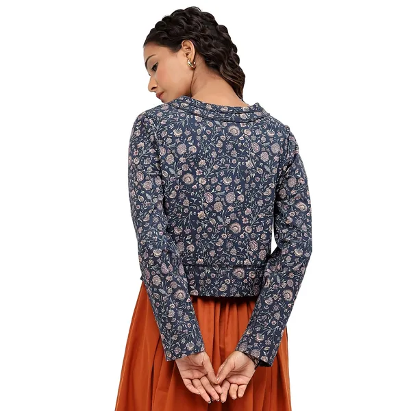 Blue_Cotton_Printed_Jacket_For_Women