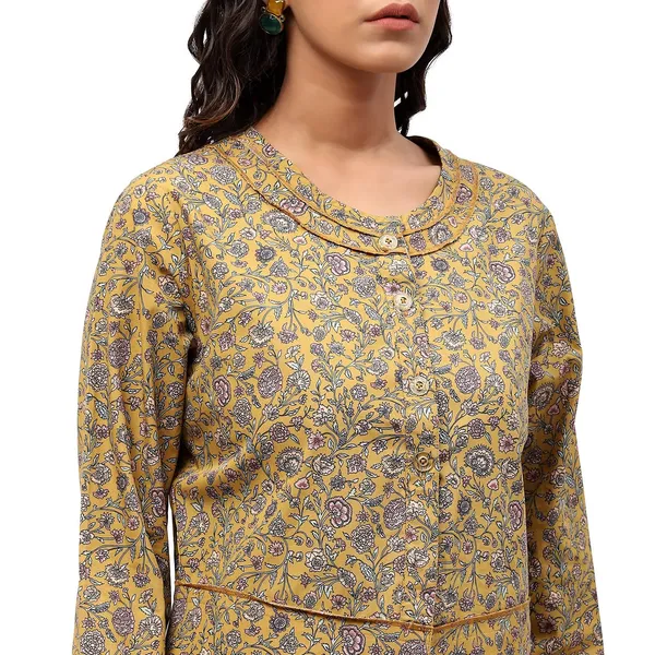 Yellow_Cotton_Striped_Jacket_For_Women