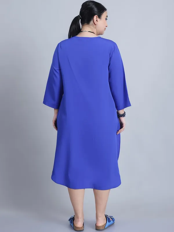 Blue_Polyester_Solid_Kurti_For_Women
