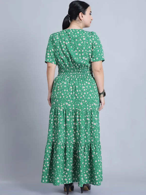 Green_Crepe_Floral_Dress_For_Women
