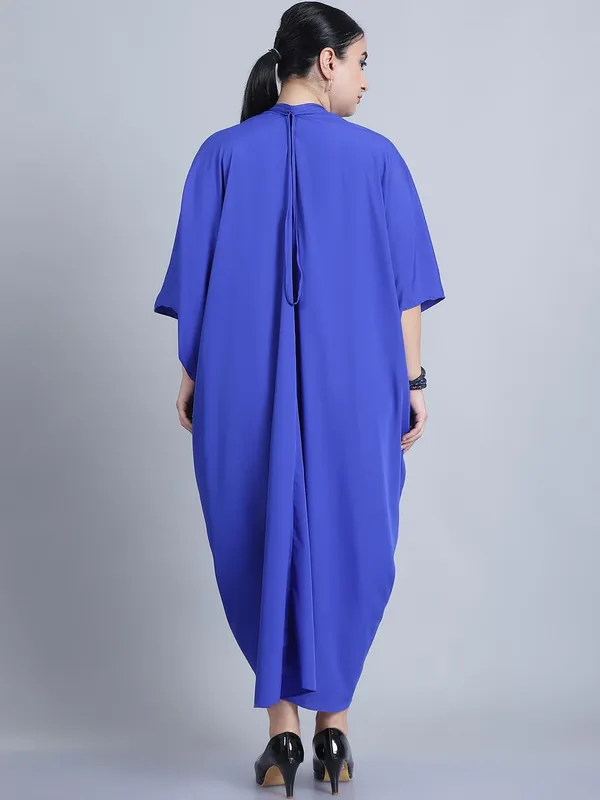 Blue_Polyester_Solid_Kaftan_For_Women