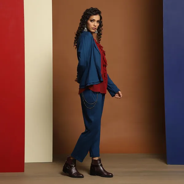 Blue_Rayon_Blend_Solid_Clothing_Set_For_Women