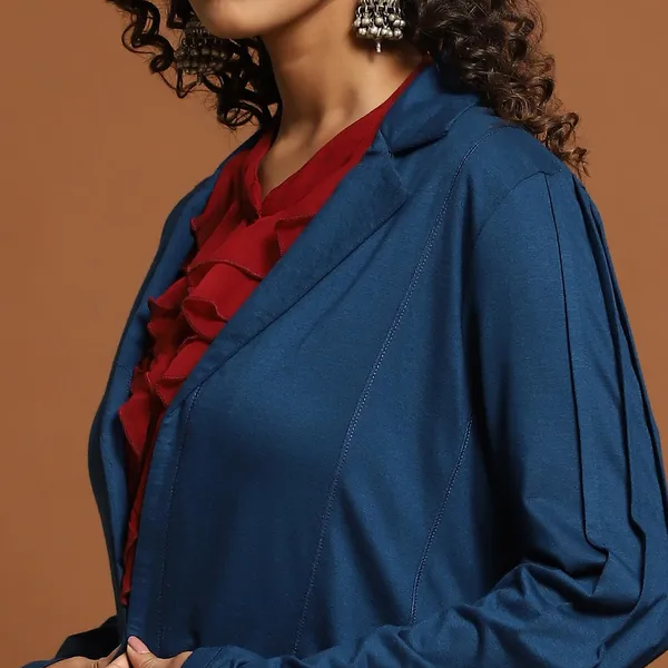Blue_Rayon_Blend_Solid_Clothing_Set_For_Women