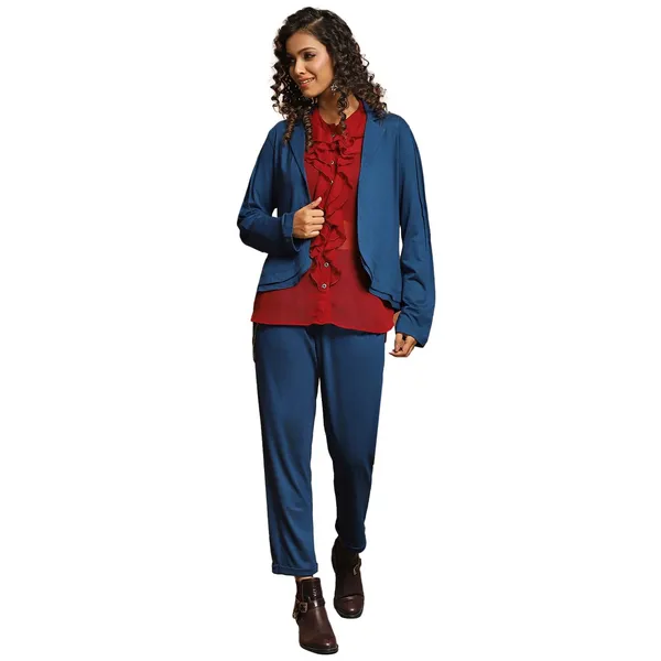 Blue_Rayon_Blend_Solid_Clothing_Set_For_Women