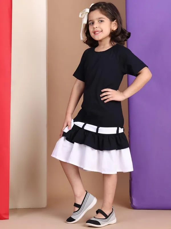 Black_Cotton_Blend_Printed_Dress_For_Kids