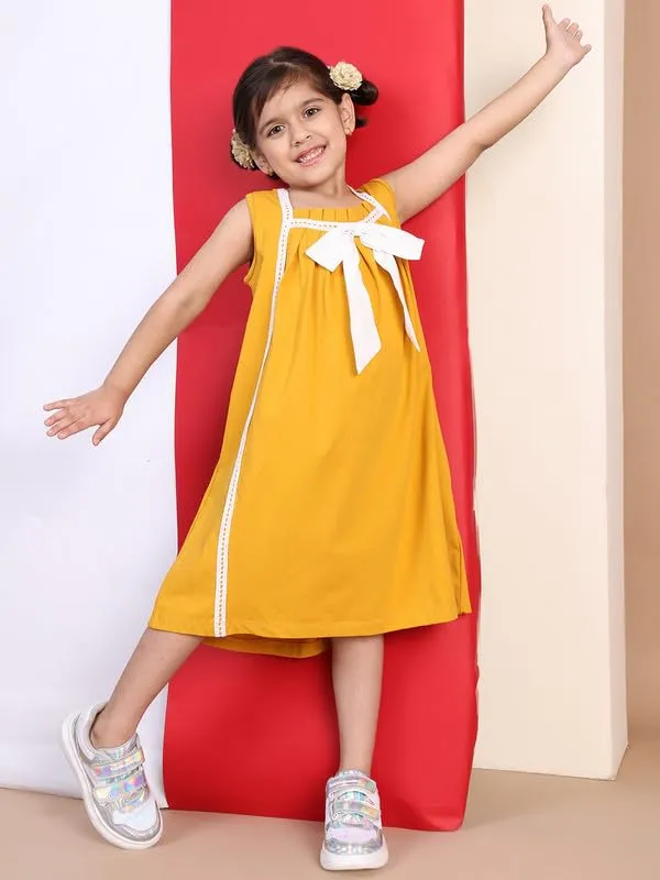 Yellow_Cotton_Blend_Printed_Dress_For_Kids