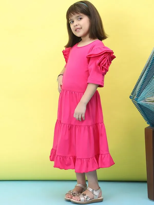 Pink_Cotton_Blend_Solid_Dress_For_Kids