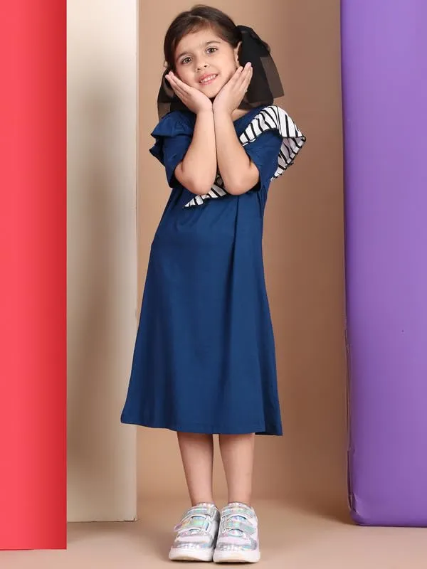 Blue_Rayon_Solid_Dress_For_Kids