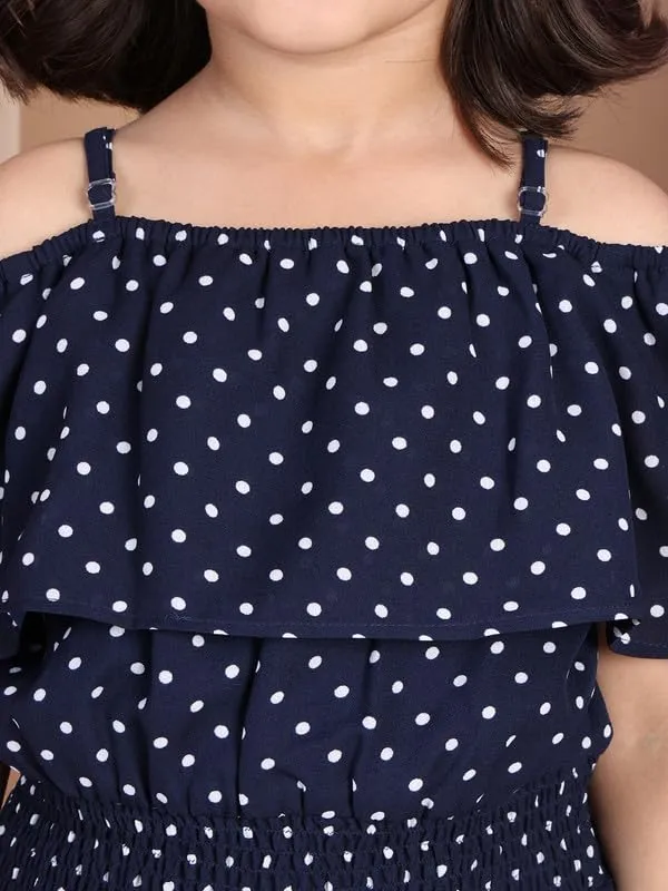 Navy_Blue_Polyester_Solid_Dress_For_Kids
