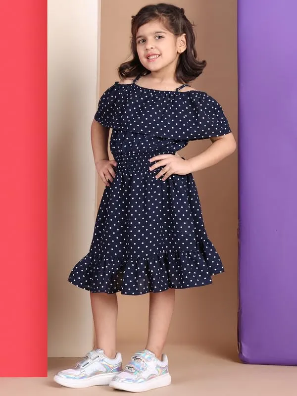 Navy_Blue_Polyester_Solid_Dress_For_Kids