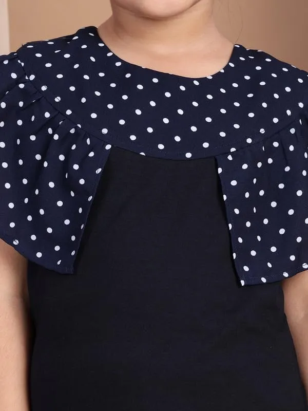 Navy_Blue_Cotton_Blend_Solid_Dress_For_Kids