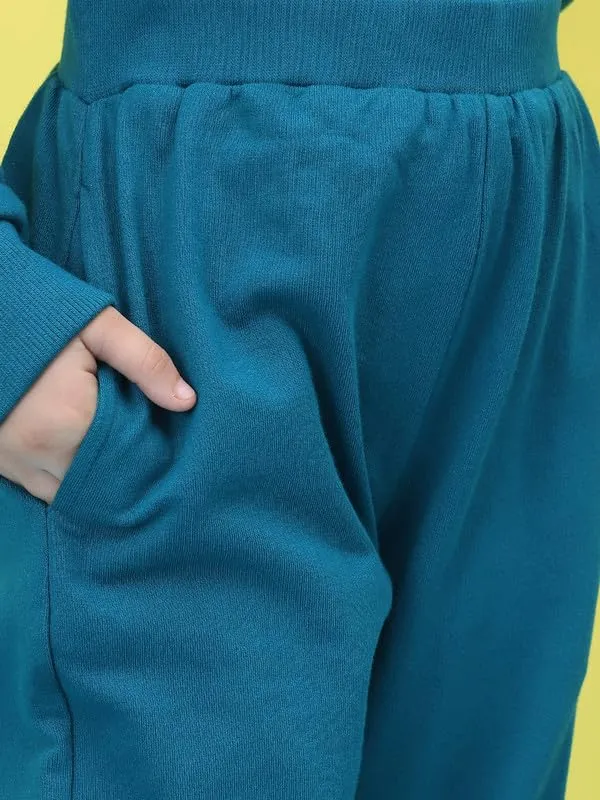 Aqua_Cotton_Solid_Clothing_Set_For_Kids