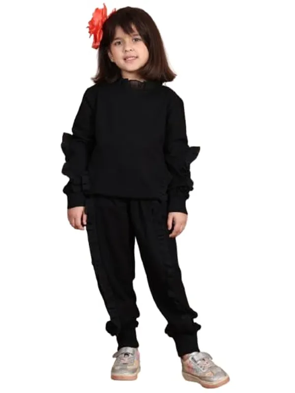 Black_Cotton_Solid_Clothing_Set_For_Kids