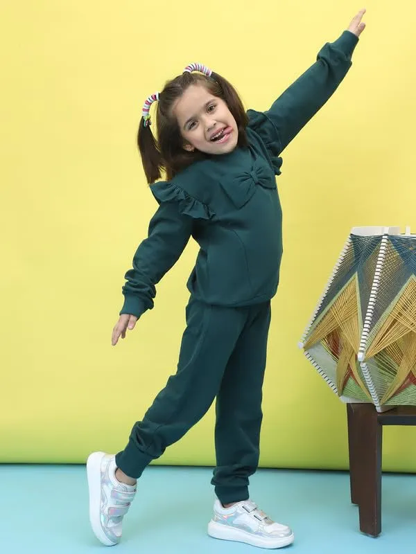 Teal_Cotton_Solid_Clothing_Set_For_Kids
