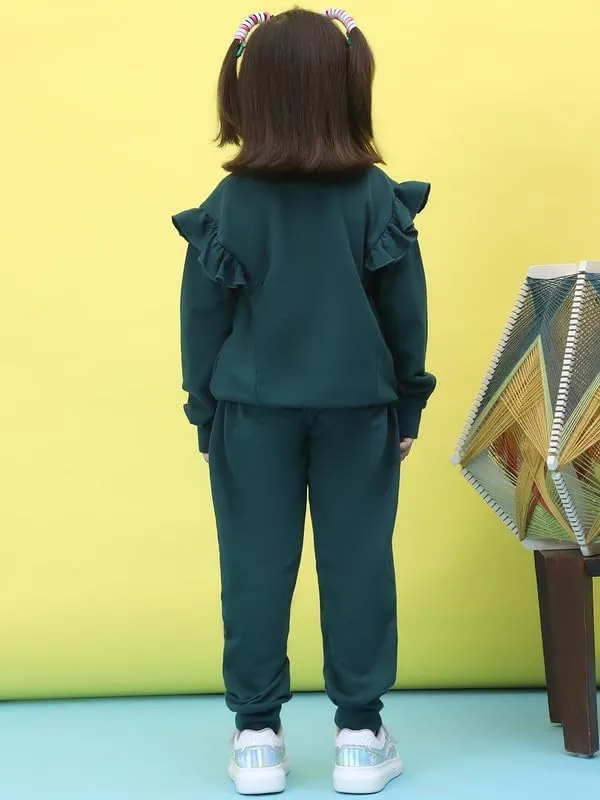 Teal_Cotton_Solid_Clothing_Set_For_Kids
