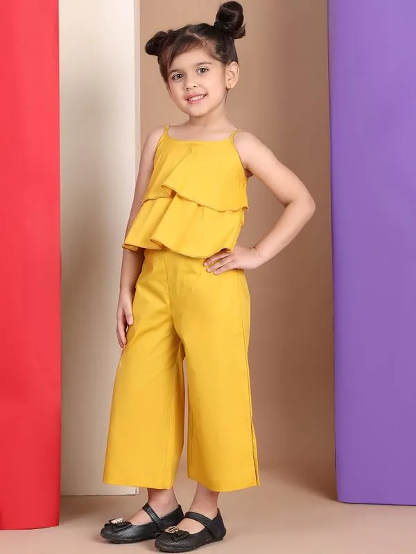 Yellow_Cotton_Solid_Clothing_Set_For_Kids