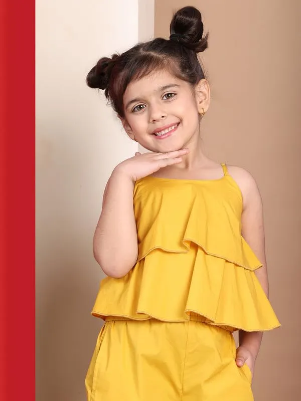 Yellow_Cotton_Solid_Clothing_Set_For_Kids