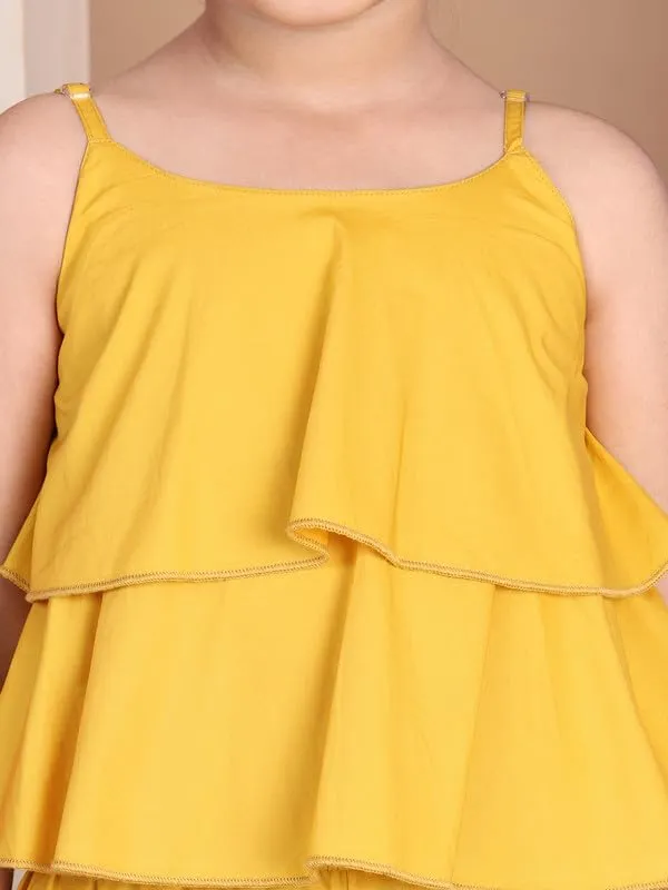 Yellow_Cotton_Solid_Clothing_Set_For_Kids