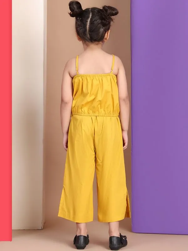 Yellow_Cotton_Solid_Clothing_Set_For_Kids