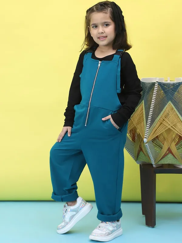 Aqua_Cotton_Solid_Clothing_Set_For_Kids