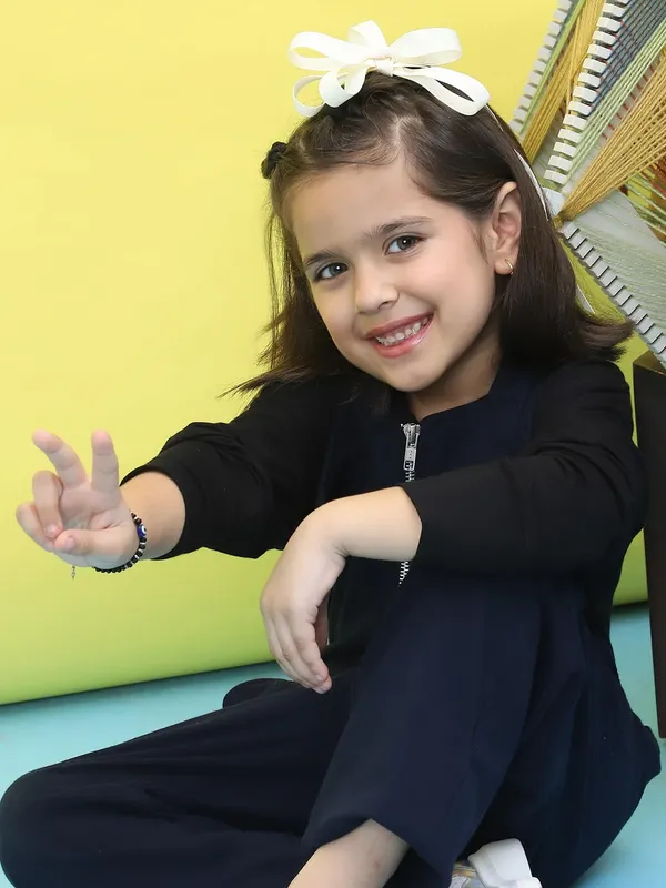 Navy_Blue_Cotton_Solid_Clothing_Set_For_Kids