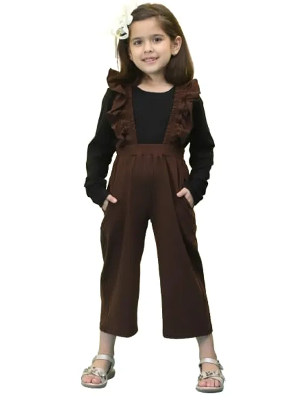 Brown_Cotton_Solid_Clothing_Set_For_Kids