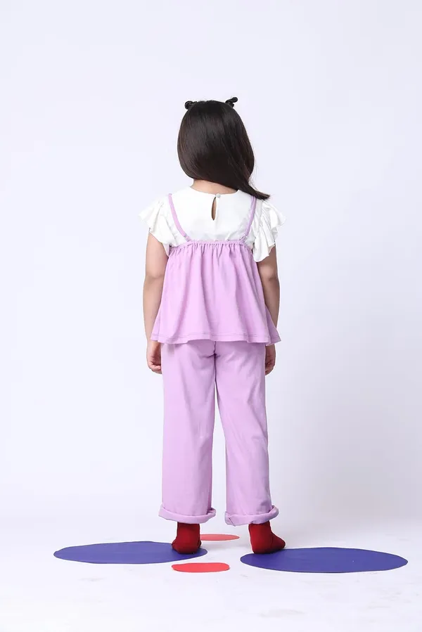 Violet_Cotton_Blend_Solid_Clothing_Set_For_Kids