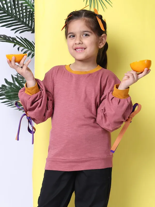 Faderose_Cotton_Solid_Top_For_Kids