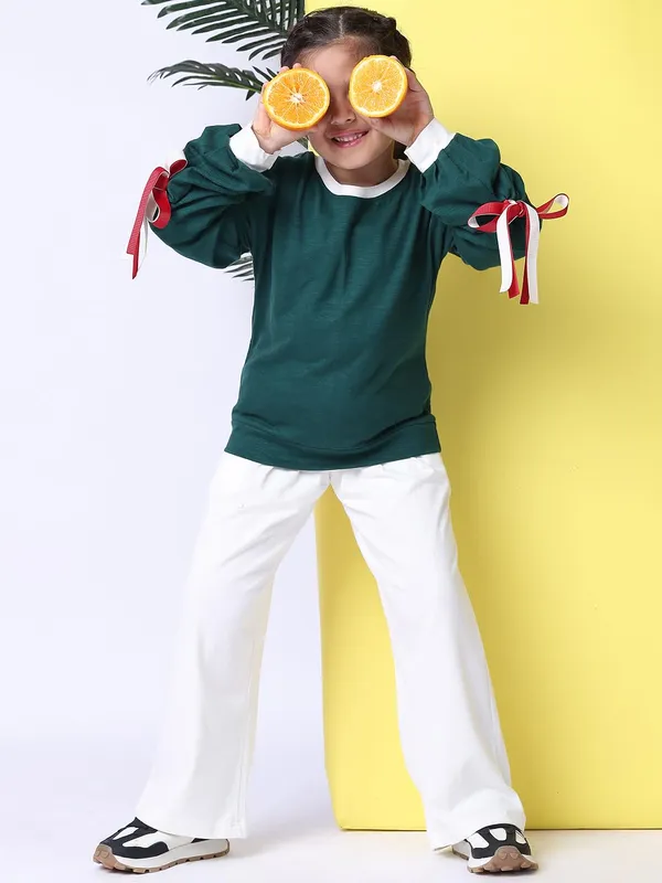 Emerald_Cotton_Solid_Top_For_Kids