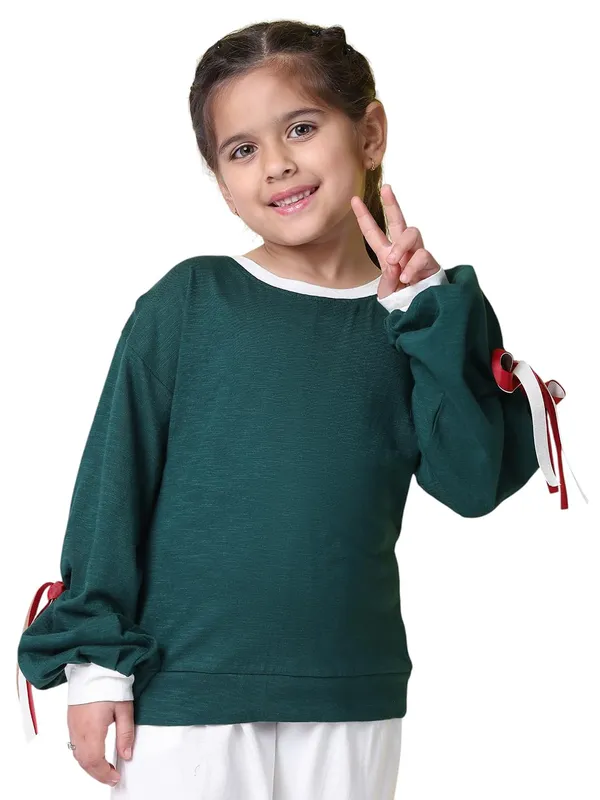 Emerald_Cotton_Solid_Top_For_Kids