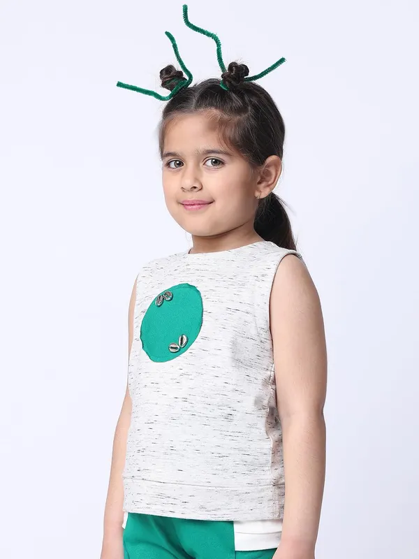 Offwhite_Cotton_Solid_Top_For_Kids