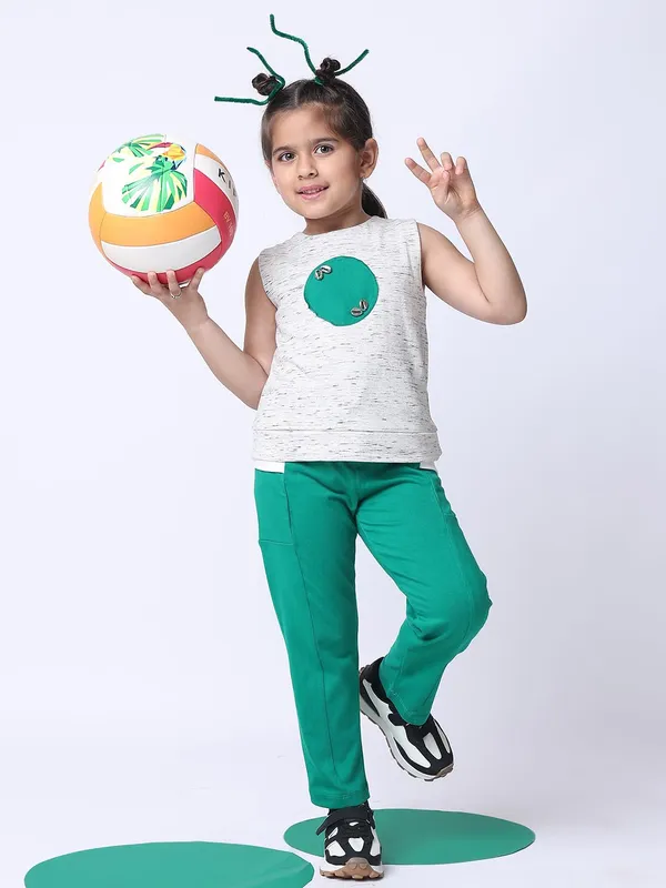 Offwhite_Cotton_Solid_Top_For_Kids