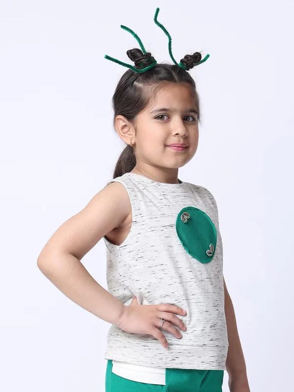 Offwhite_Cotton_Solid_Top_For_Kids