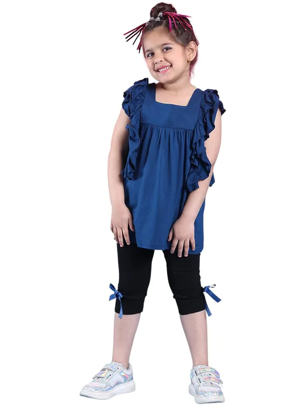 Blue_Rayon_Solid_Clothing_Set_For_Kids