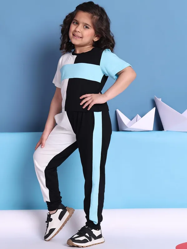 Skyblue_Rayon_Solid_Clothing_Set_For_Kids