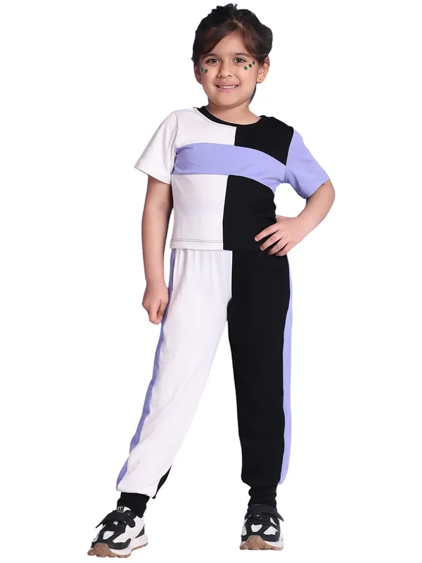 Lilac_Rayon_Solid_Clothing_Set_For_Kids
