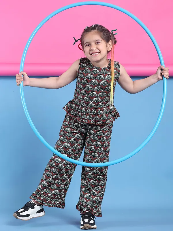 Multicolour_Rayon_Floral_Clothing_Set_For_Kids