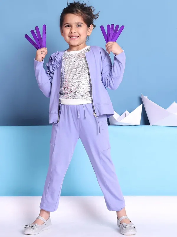 Lilac_Cotton_Solid_Clothing_Set_For_Kids