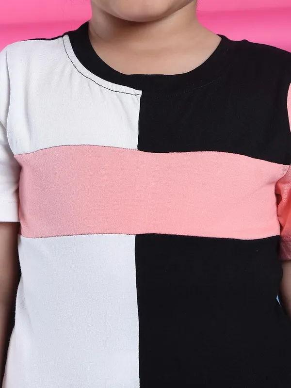 Salmon_Rayon_Solid_Clothing_Set_For_Kids