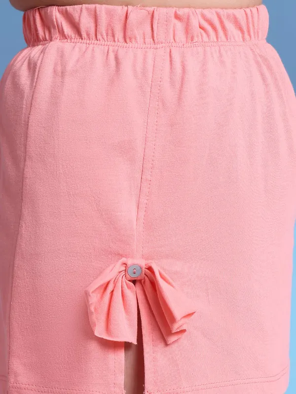 Salmon_Cotton_Solid_Clothing_Set_For_Kids