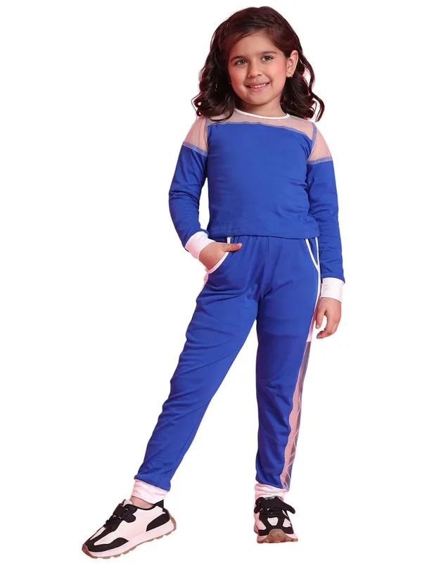 Blue_Cotton_Solid_Clothing_Set_For_Kids